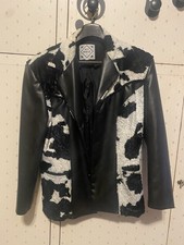 Giacca vintage anni 90 - Key West in pelliccia sintetica cavallino ed ecopelle.