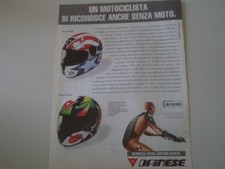 advertising Pubblicità 1997 CASCO HELMET DAINESE HALE/TOME