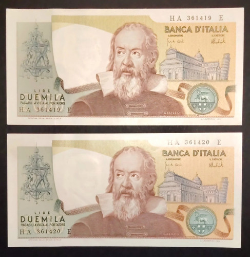 Lotto banconote italiane 2000 - lotto,