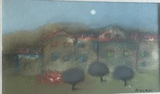 Manlio Bacosi - Olio Su Tela 30x50 cm - Autentico