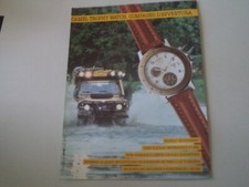 advertising Pubblicità 1990 OROLOGIO CAMEL TROPHY WATCH MULTICHRONO e LAND ROVER