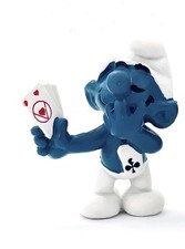 Puffi Poker Card Player Puffo