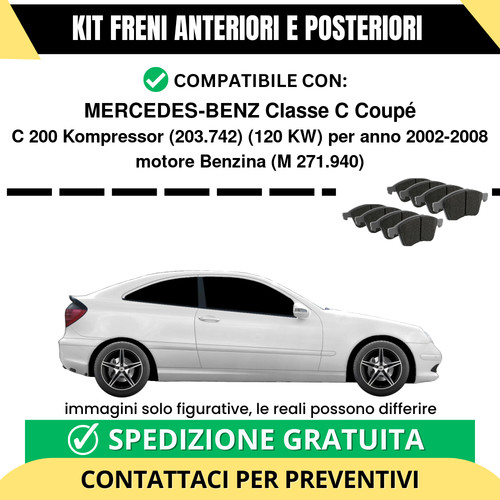 Pastiglie freno ant post - freno,