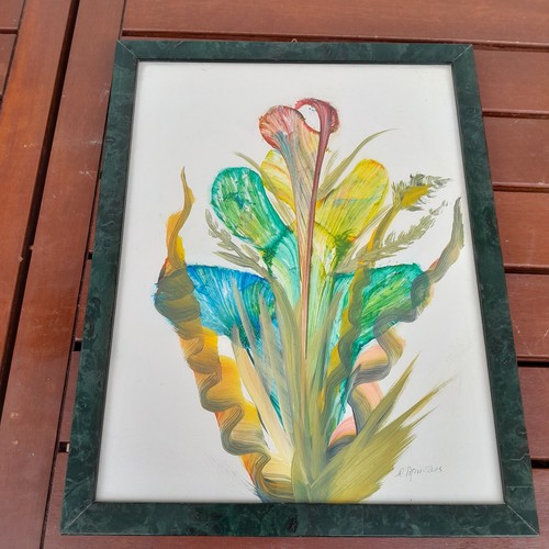 Quadro fiori surrealisti stile - surrealisti,