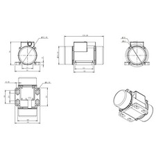 Motore Vibrante 60W Motore