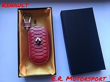 Portachiavi in ecopelle Rosso