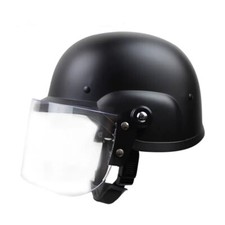 Casco Antisommossa Trasparente Maschera Protettiva Allenamento Tattico per Tifosi Militari