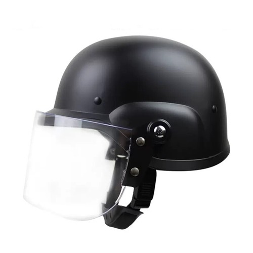 Casco antisommossa trasparente - casco,