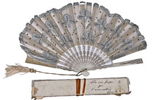 Ventaglio antico in legno e