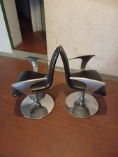 Poltrone Space Age In Pelle Vintage