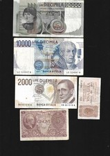 LOTTO BANCONOTE ITALIA