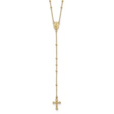 Crocifisso lucido 14k e