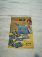 PUBBLICITA' ORIGINALE ADVERTISING CARTELLE E ASTUCCI "REGIS" anni 70/80