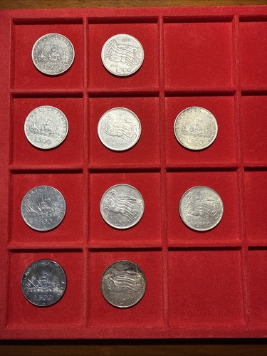 Lotto monete argento 5 - monete, (5