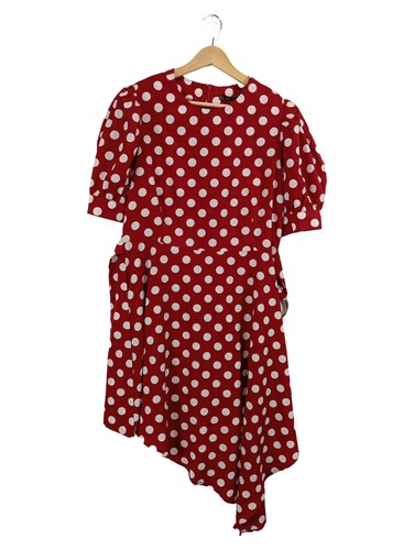 Zara basic abito donna - basic, rosso