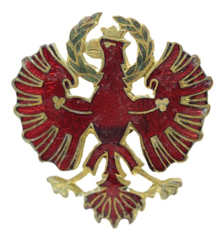 Spilla aquila tirolese bronzo - aquila,