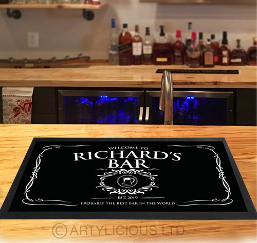 Personalised bar runner - mat,