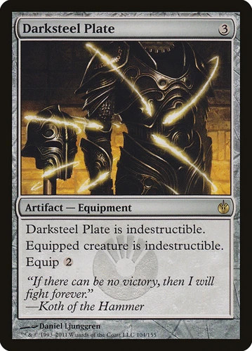 Darksteel plate mirrodin - darksteel,