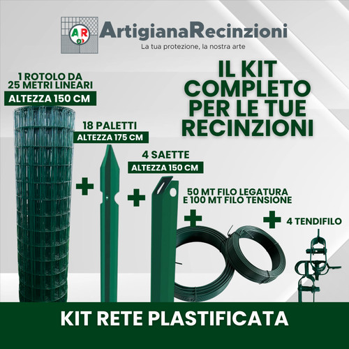 Kit rete plastificata 75 - kit-rete, 50×75
