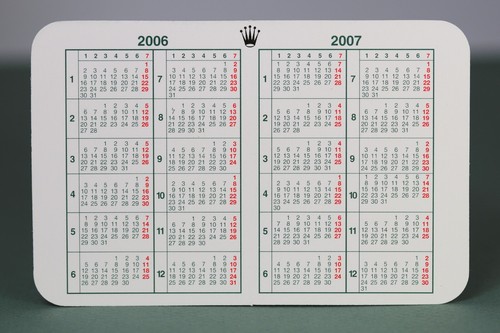 Rolex calendario verde - calendario,