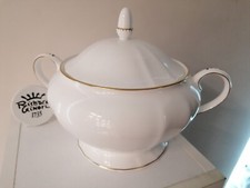 RICHARD GINORI: zuppiera "Duchessa" filo oro