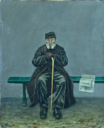 Antico quadro ritratto - quadro, su