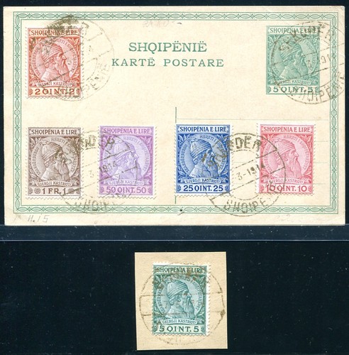 Albania 1913 usato con - albania,
