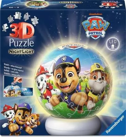 Paw patrol palla luce - luce, notturna