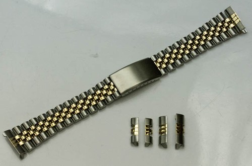 Bracciale orologio bicolore