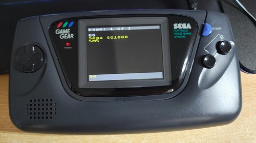 Sega game gear - schermo,