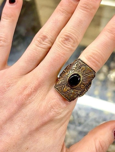 Anello pietra onice stile - in,