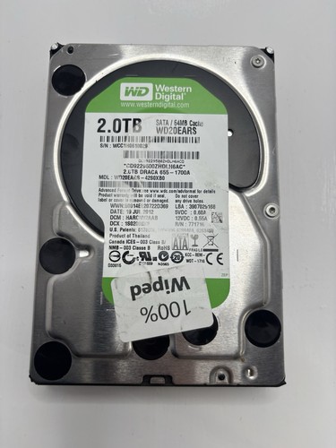 Hdd western digital - verde, tb
