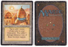 City of Brass -Arabian Nights Edition -HP - MTG -SPEDIZIONE GRATUITA!