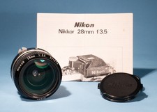 Nikon Nikkor 28mm f/3.5 Prime