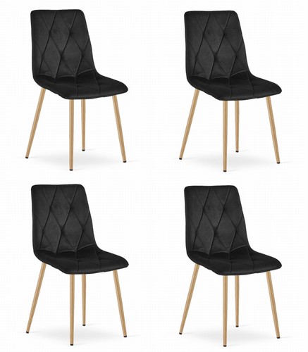 Set sedie libra velluto - set,