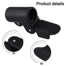 Impugnatura affidabile 4 pezzi morsetto per tenda in plastica per pali tenda a baldacchino 22 25 mm