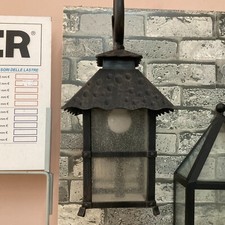 lanterna a muro con braccio da