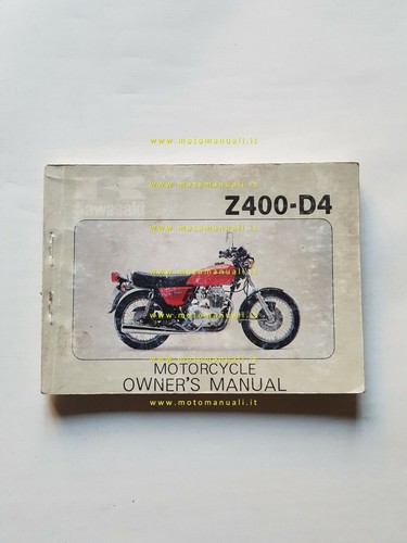 Kawasaki 400 1976 manuale - kawasaki, d4