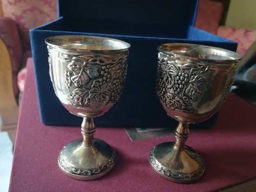 Coppia calici vino judaica - calici,