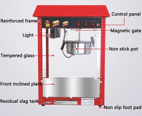 Macchina popcorn riscaldamento - macchina,