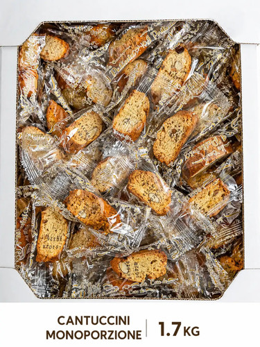 Cantuccini monoporzione 7kg - cantuccini, 1.7kg