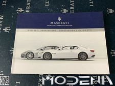 Manuale uso e manutenzione libretto di bordo tedesco Maserati GranTurismo S automatico 09
