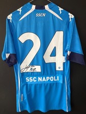 Maglia Napoli Match Worn Issued Insigne Serie a Autografo foto prova friendly