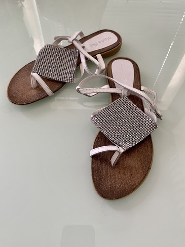 Sandali bassi vera pelle made - sandali,