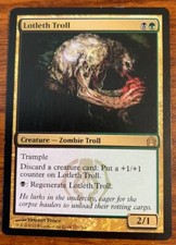 2012 Il Mago della Costa Ritorno a Ravnica Lotleth Troll #177/274 Usato