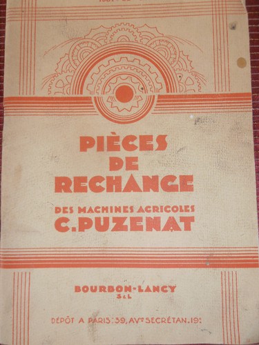Catalogue agricole pièces - agricole, de