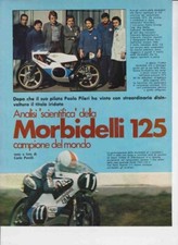 advertising Pubblicità-TEST MOTO MORBIDELLI 125  1976 MOTOITALIANE MOTO GP EPOCA