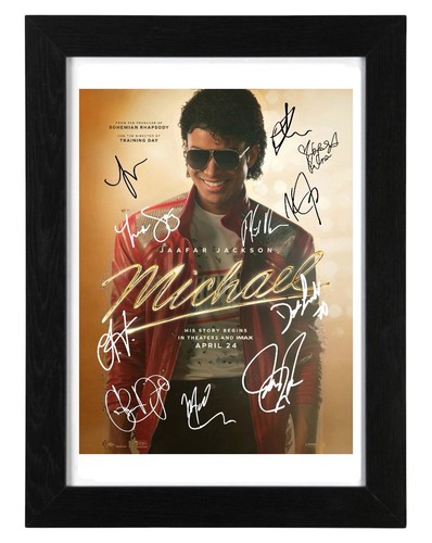 Michael poster signed - poster,