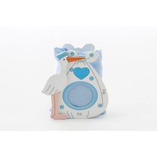 12X Cicogna Legno CELESTE con