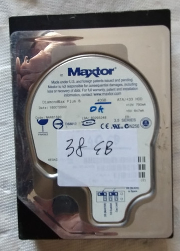 Hard disk maxtor - hard, 40